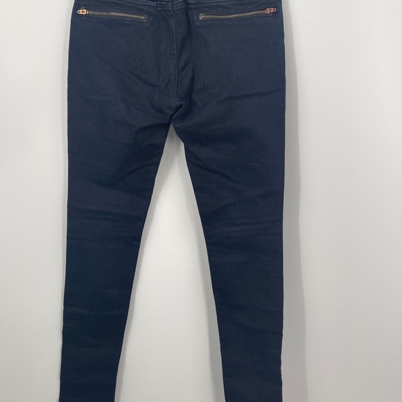 Rag & Bone Ankle Zippers Skinny Jeans Dark Blue Size 26 - Picture 5 of 6